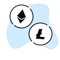 Ethereum and Litecoin