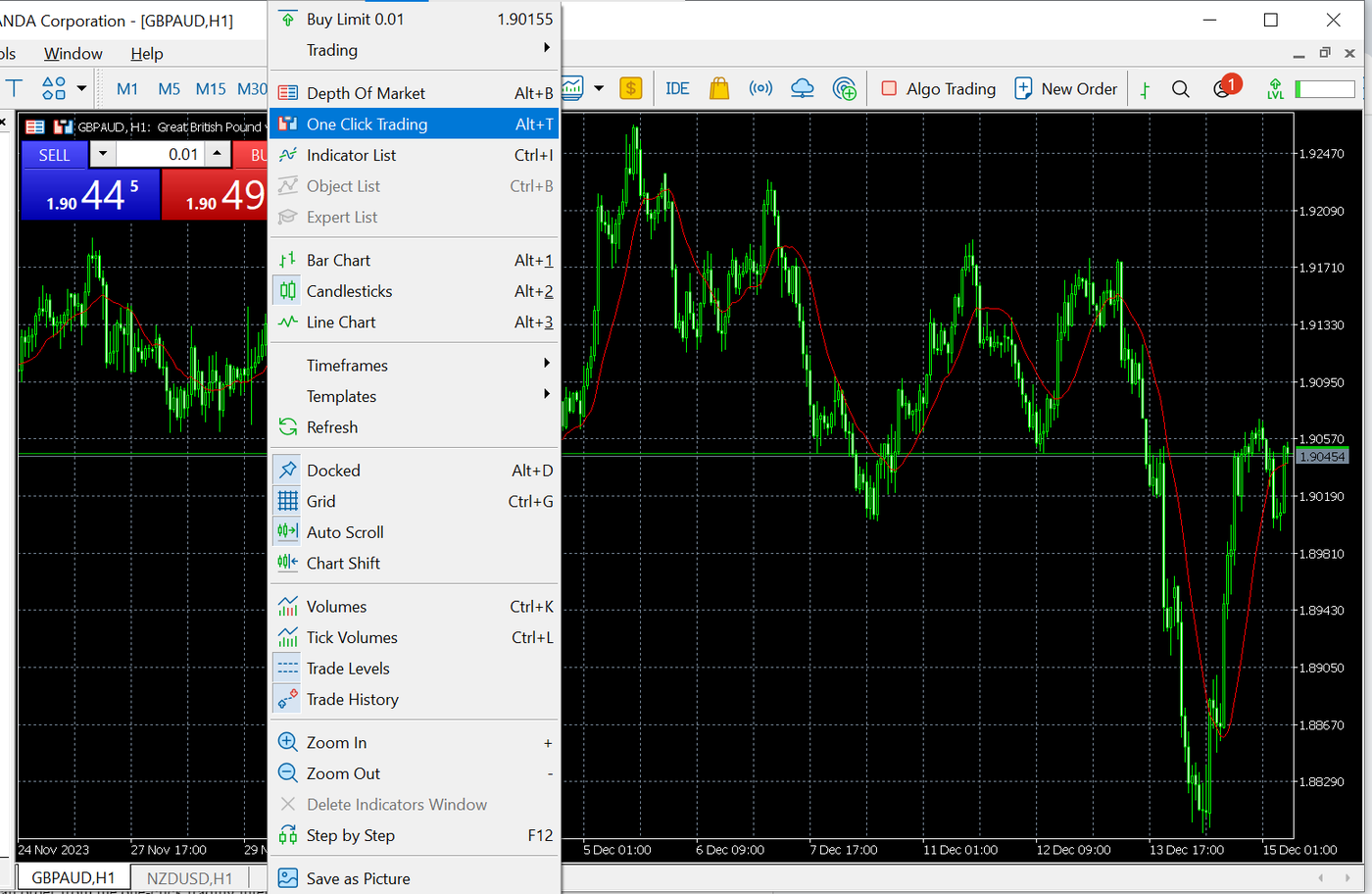 trading interface 3